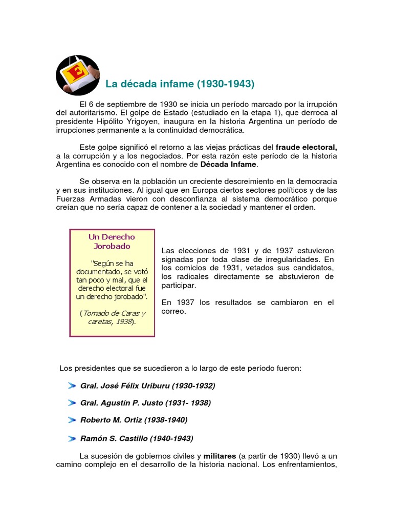 Decada Infame | PDF