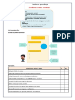 Comunicación - Escribimos Recetas Con Alimentos Nutritivos Niños