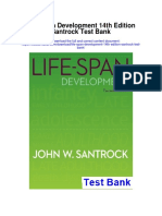 Life Span Development 14th Edition Santrock Test Bank