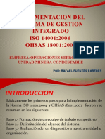 Sistema Integrado de Gestion Iso y Ohsa