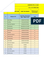 Filter and and Oil Requirement-Nhava Jetty