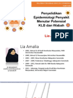 MATERI Lia Amalia - Penyelidikan Epidemiologi - TGC 2022