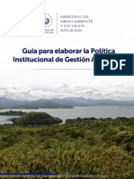 Guía para Elaborar La Política Institucional de Gestión Ambiental