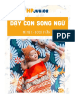 Version 1 Mini E-book - DẠY CON SONG NGỮ (Phần 1) - HP JUNiOR- Tự dạy con học tiếng Anh