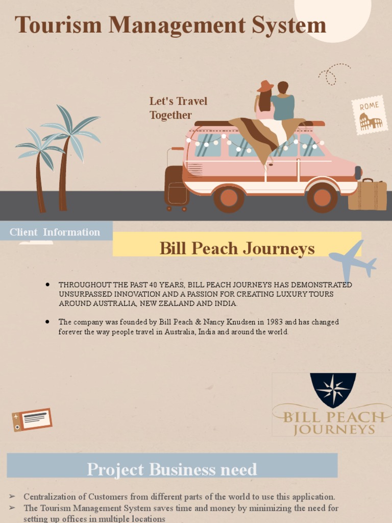 Tourism Management System | PDF | Information Technology | Computing