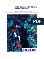 Environmental Science 15th Edition Miller Test Bank