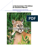 Living in The Environment 17th Edition Miller Solutions Manual