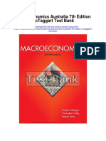 Macroeconomics Australia 7th Edition Mctaggart Test Bank