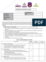 Performance Appraisal Form Midyear Review For Staff 2023 - Edited