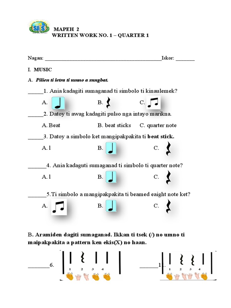 Grade2MAPEHGRADE2iloko PDF