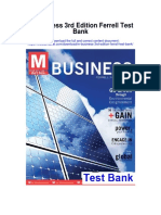 M Business 3rd Edition Ferrell Test Bank