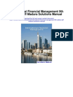International Financial Management 9th Edition Jeff Madura Solutions Manual