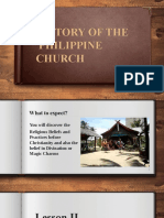 History of The Philippine Church