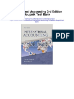 International Accounting 3rd Edition Doupnik Test Bank