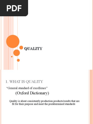 Quality Control