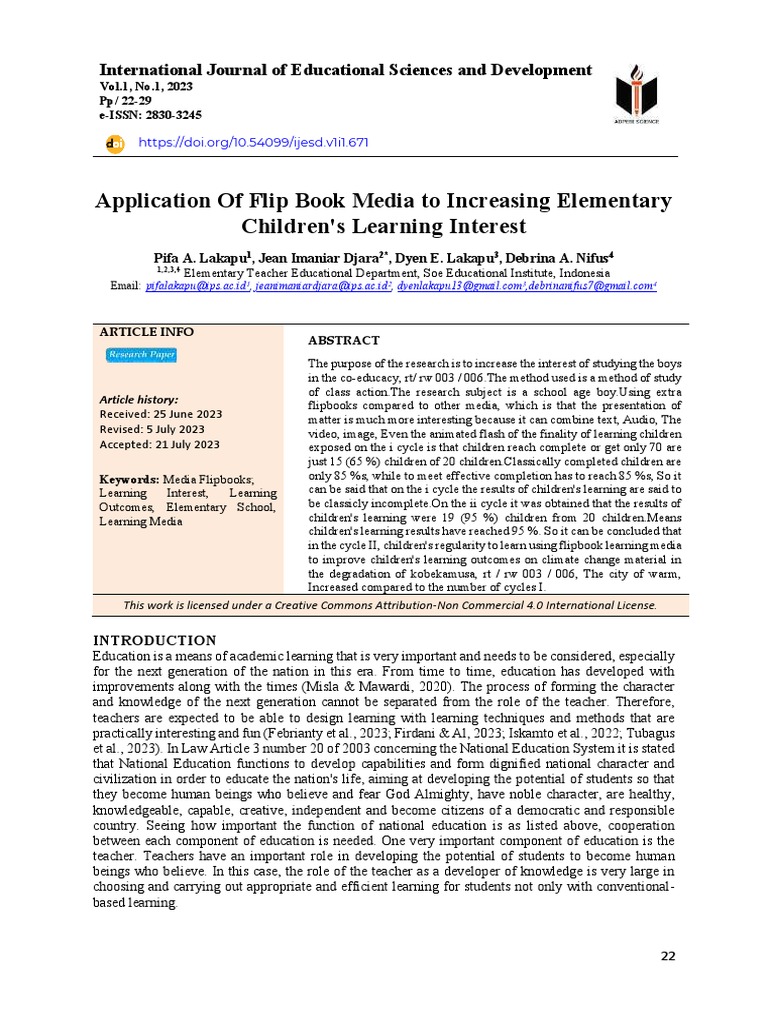 671+Application+Of+Flip+Book+Media+ Compressed PDF Learning Teachers