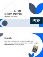 3 Sejarah Tipe Sistem Operasi