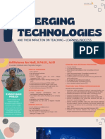 Emerging Technologies: Trend and Future Development