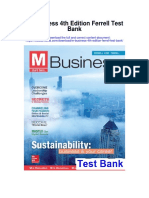 M Business 4th Edition Ferrell Test Bank