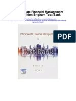 Intermediate Financial Management 13th Edition Brigham Test Bank