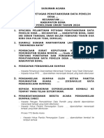 Susunan Acara Pelantikan Pantarlih