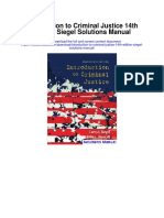 Introduction To Criminal Justice 14th Edition Siegel Solutions Manual