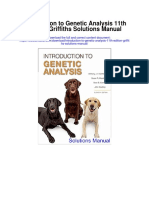 Introduction To Genetic Analysis 11th Edition Griffiths Solutions Manual