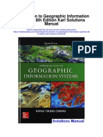Introduction To Geographic Information Systems 8th Edition Karl Solutions Manual