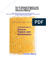 Introduction To General Organic and Biochemistry 11th Edition Bettelheim Solutions Manual