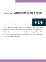 Lista de Feiticos Com Passo A Passo