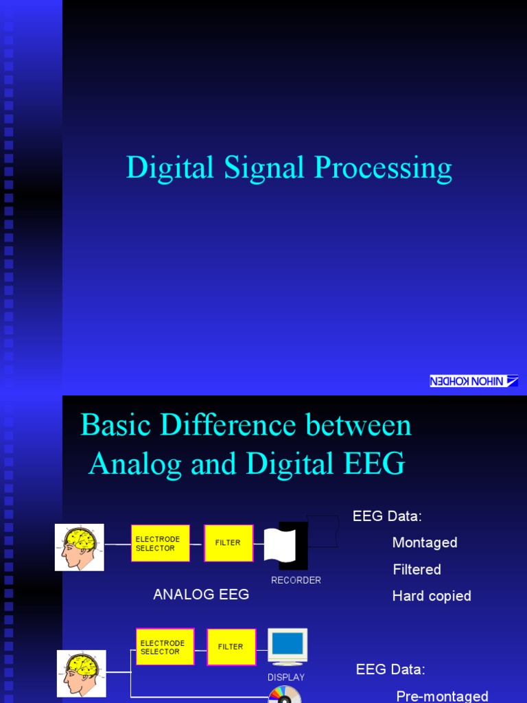 Eeg digital processing pdf electroencephalography digital signal