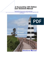 Managerial Accounting 15th Edition Garrison Solutions Manual