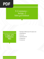 Ecommerce Lecture 3