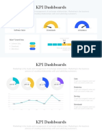 KPI Dashboards, Arrow Charts