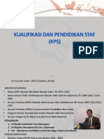 Kualifikasi Dan Pendidikan Staf