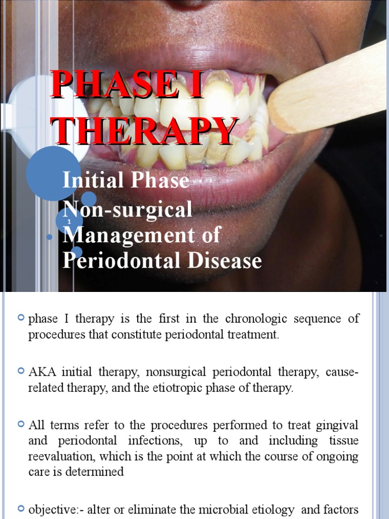 Phase I Therapy | PDF | Periodontology | Toothbrush