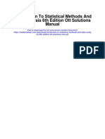 Introduction to Statistical Methods and Data Analysis 6th Edition Ott Solutions Manual