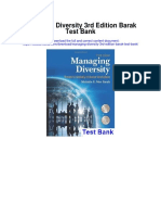 Managing Diversity 3rd Edition Barak Test Bank