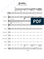 Zombies - Percussion Ensemble-Partitura y Partes