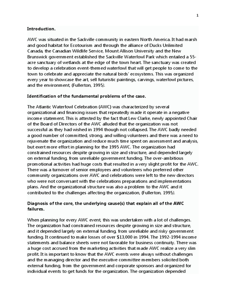 AWC Challenges and Solutions for Success | PDF | Target Audience ...