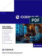 Full Stack Development - CODINIUS