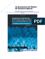 Managerial Economics 3rd Edition Froeb Solutions Manual