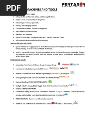 Pentagon Company Profile