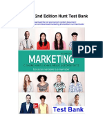 Marketing 2nd Edition Hunt Test Bank