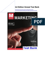 Marketing 3rd Edition Grewal Test Bank