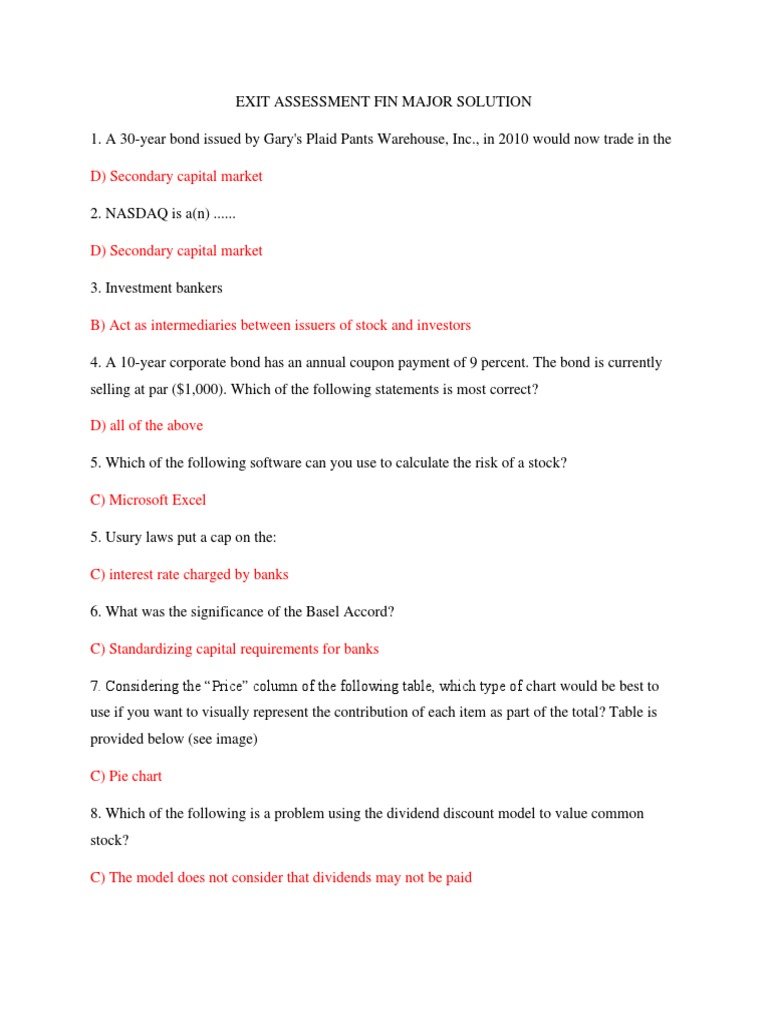 Fin Solutions | PDF | Bonds (Finance) | Swap (Finance)