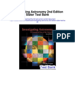 Investigating Astronomy 2nd Edition Slater Test Bank