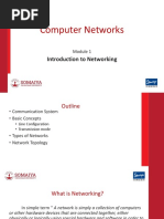 Module 1 IntroductionToNetworking