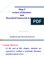 Litrature Review & Theoretical Framework in Research