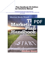 Marketing Plan Handbook 5th Edition Marian Solutions Manual